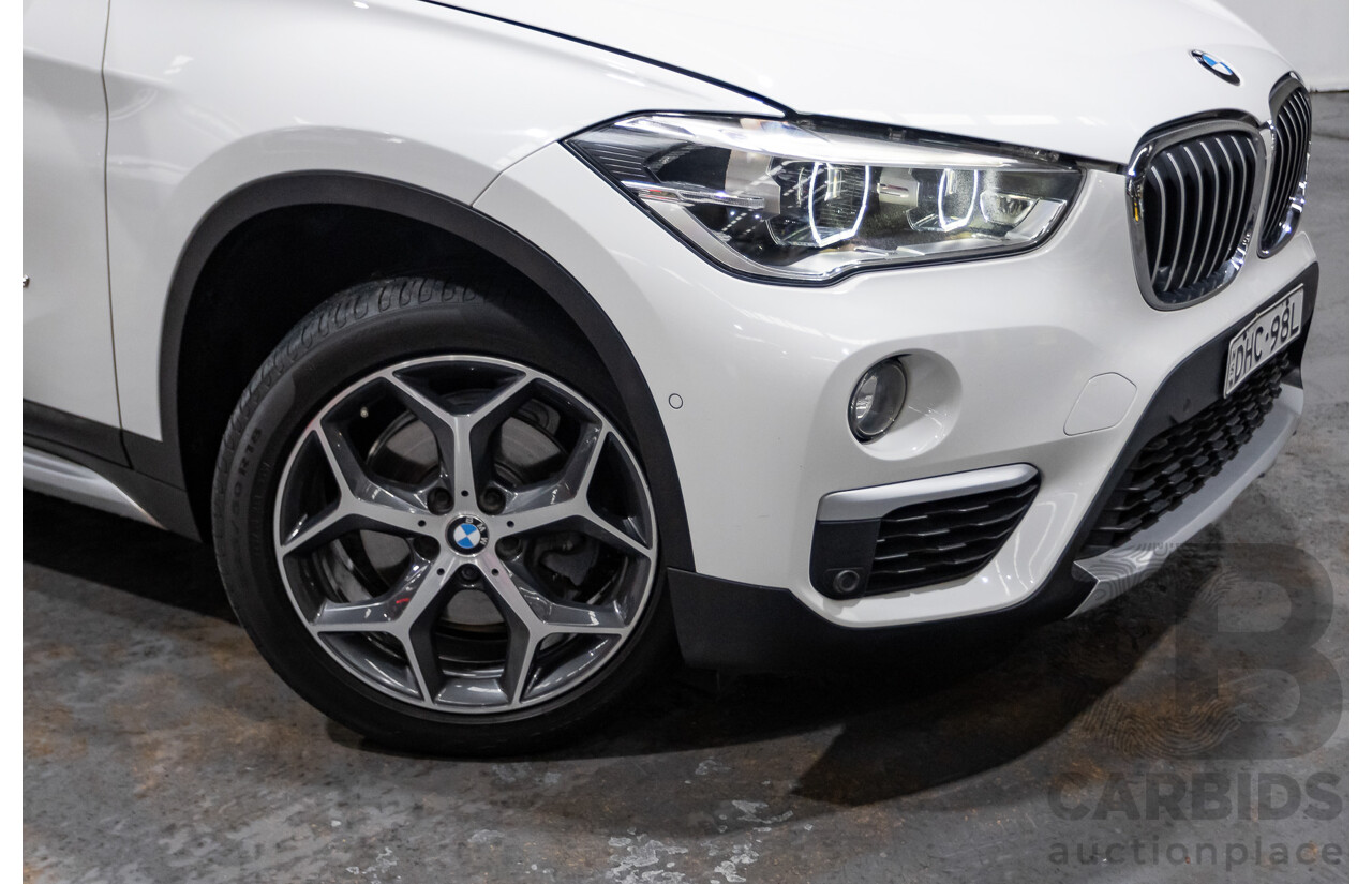 06/2016 BMW X1 sDrive 18d F48 4D Wagon White Turbo Diesel 2.0L
