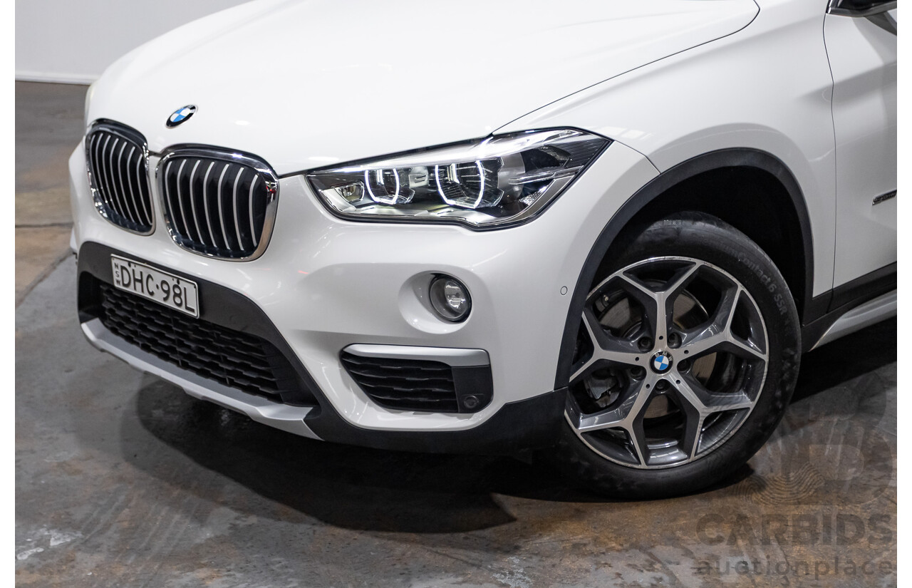 06/2016 BMW X1 sDrive 18d F48 4D Wagon White Turbo Diesel 2.0L