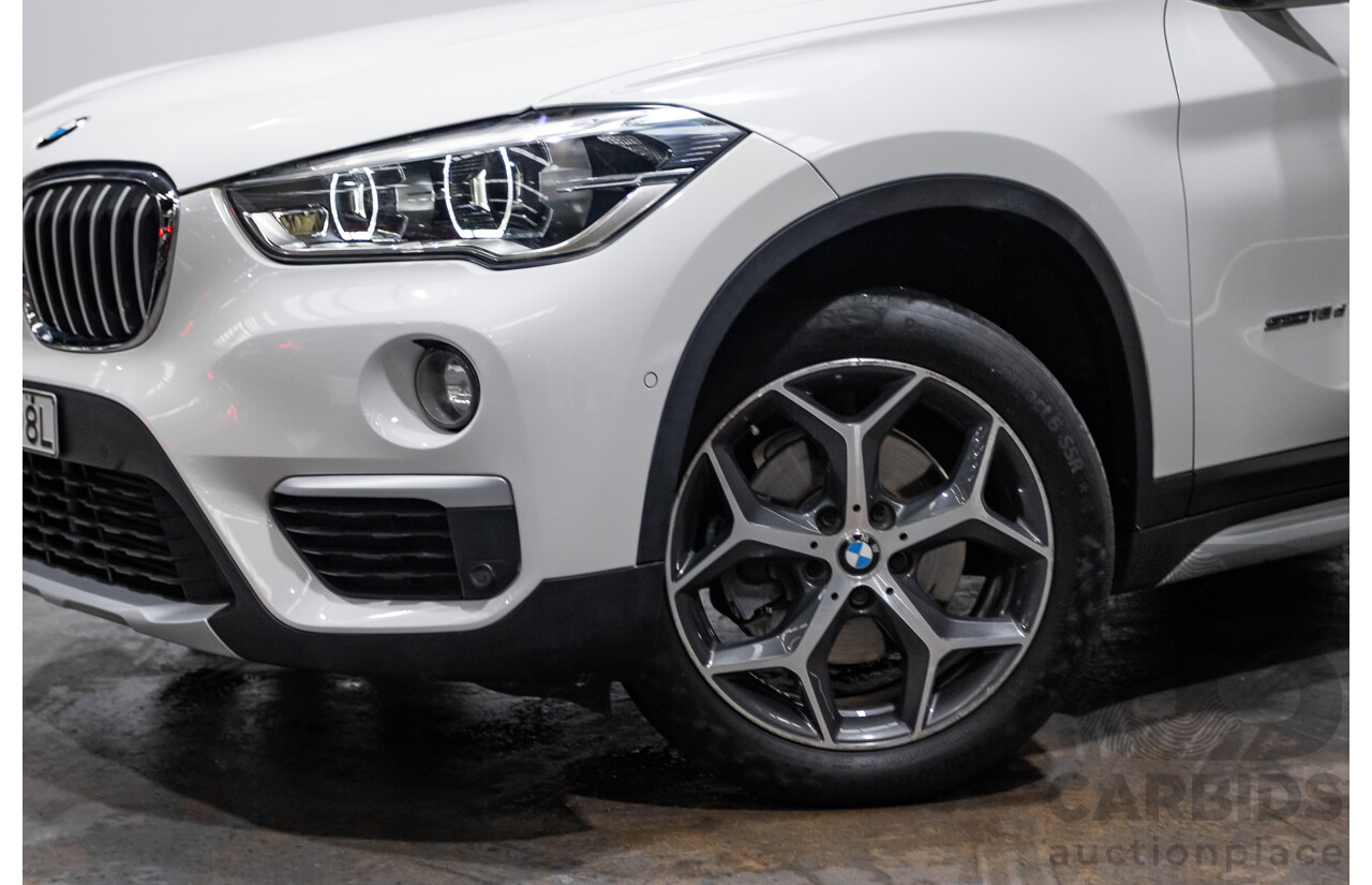 06/2016 BMW X1 sDrive 18d F48 4D Wagon White Turbo Diesel 2.0L