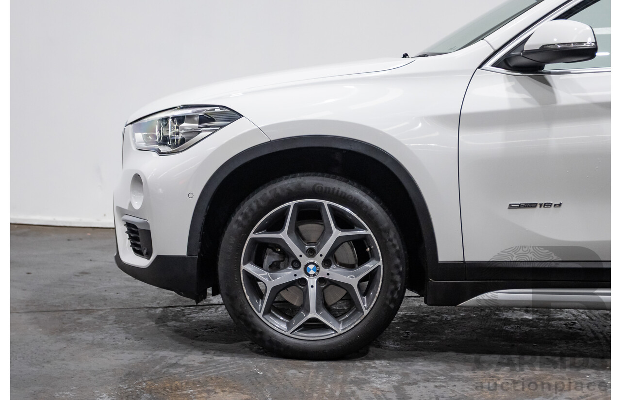 06/2016 BMW X1 sDrive 18d F48 4D Wagon White Turbo Diesel 2.0L