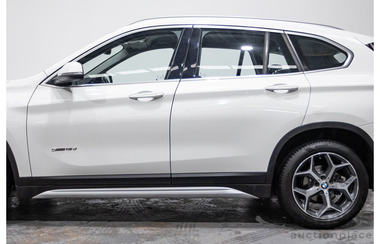 06/2016 BMW X1 sDrive 18d F48 4D Wagon White Turbo Diesel 2.0L
