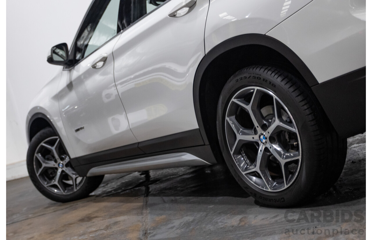 06/2016 BMW X1 sDrive 18d F48 4D Wagon White Turbo Diesel 2.0L
