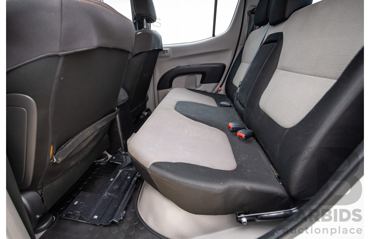 9/2014 Mitsubishi Triton GLX (4x4) MN MY14 UPDATE Double Cab Utility White Turbo Diesel 2.5L