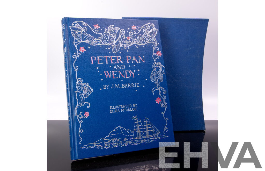 Peter Pan and Wendy, J M Barrie, Illustrated by Debra McFarlane, Folio Society, 2007, Hardcover in Slip Case