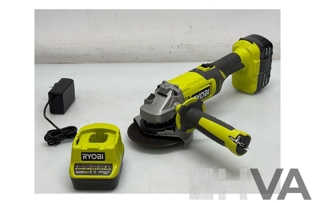 Ryobi 18 V Brushless Angle Grinder