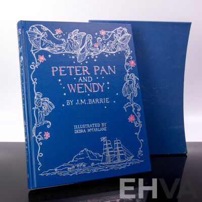 Peter Pan and Wendy, J M Barrie, Illustrated by Debra McFarlane, Folio Society, 2007, Hardcover in Slip Case