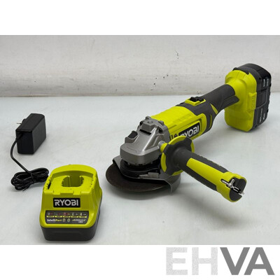 Ryobi 18 V Brushless Angle Grinder