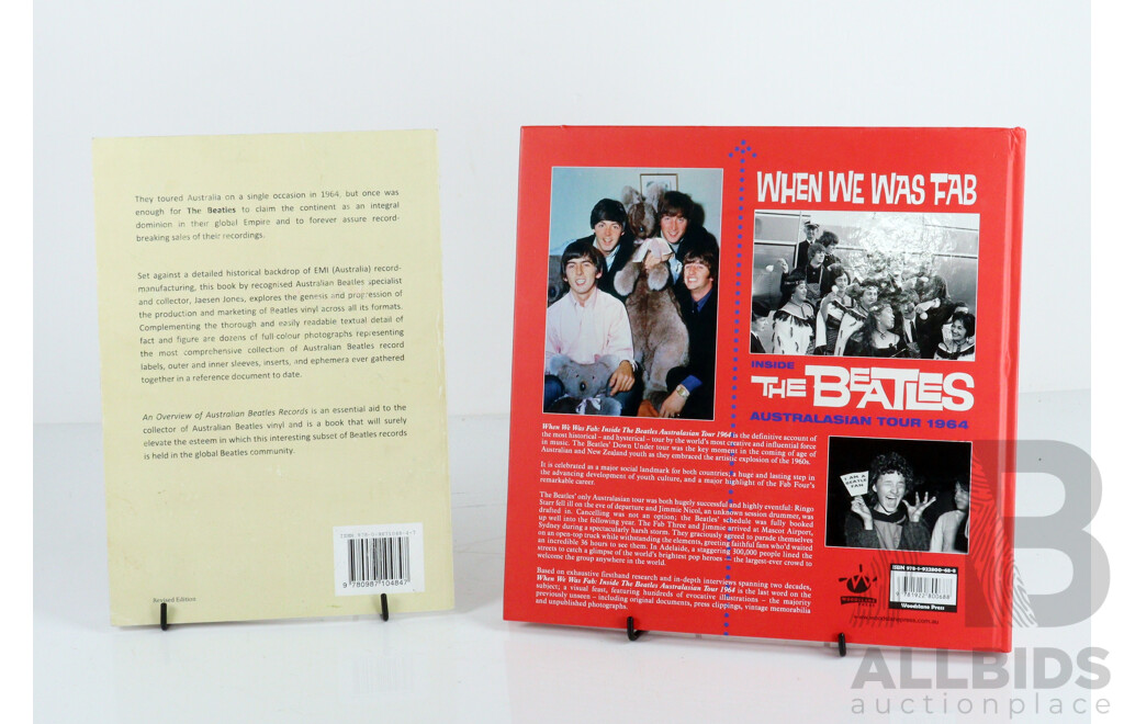 When We Was Fab, Inside the Beatles, Australasian Tour 1964, a Neill & G Armstrong, Woodslane Press, 2024, Hardcover Along with an Overview of Australian Beatles Records, Soft Cover