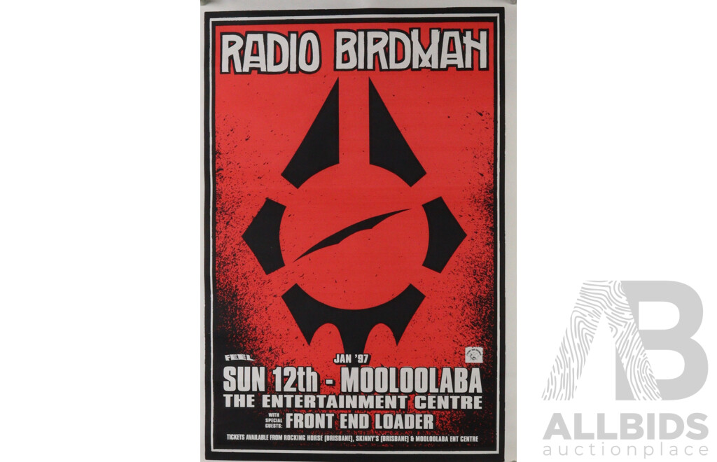 Two Original Local Australian Radio Birdman Touring Posters