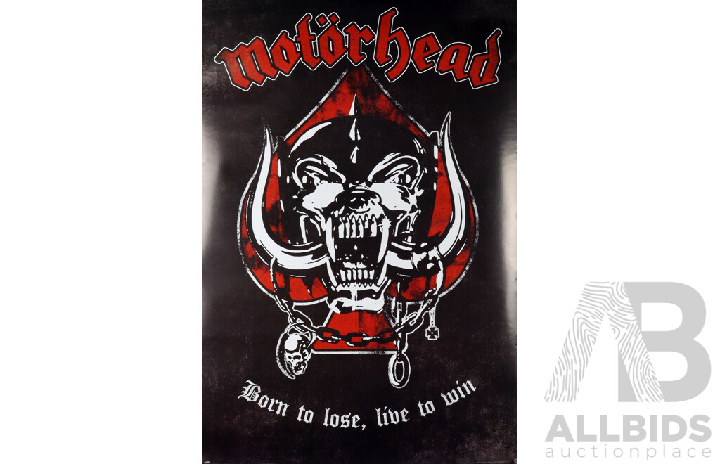 Two Original Lagwagon Touring Posters Along with Larger Motorhead Poster