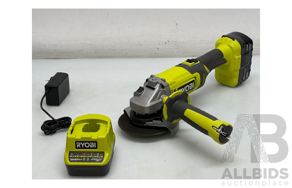 Ryobi 18 V Brushless Angle Grinder