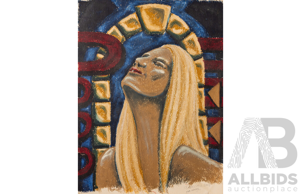 Francois (20th Century, c1990s-2005), Happy Haito I,II & III, Tribal Studies (x6), Da Luvva Da Life & Portrait for Danny, Eleven Uniquely Original Works, Pastel & Oils on Card, 76 x 57 cm (largest) (11)