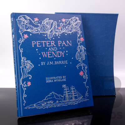 Peter Pan and Wendy, J M Barrie, Illustrated by Debra McFarlane, Folio Society, 2007, Hardcover in Slip Case