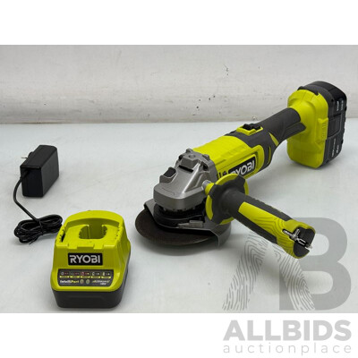 Ryobi 18 V Brushless Angle Grinder