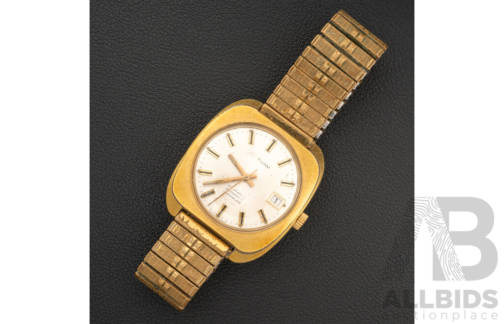 Waltham 25 Jewels Automatic Incabloc Vintage Watch, 35mm
