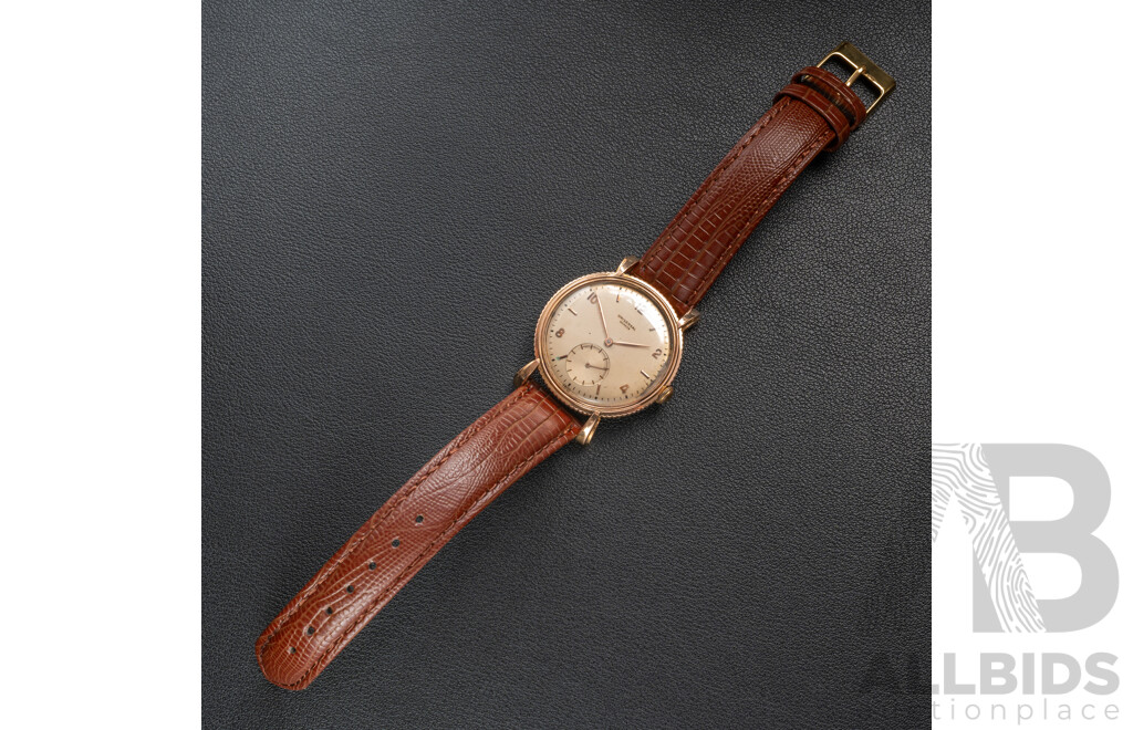 9ct Universal Geneve 'Jumbo' 1940's Vintage Watch