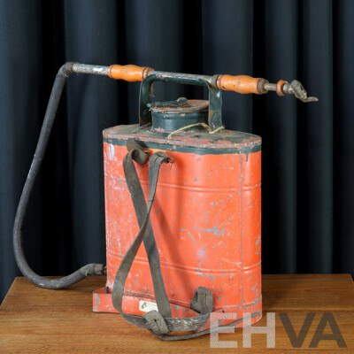 Vintage Metal Back Pack Sprayer