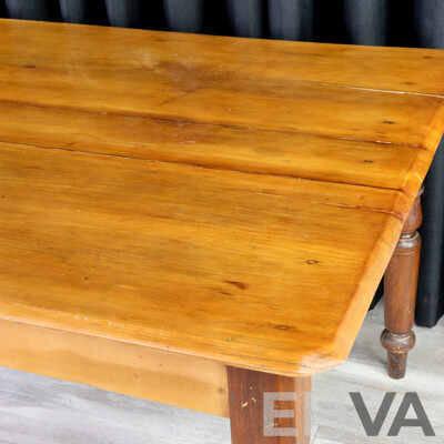 Victorian Kauri Pine Kitchen Table