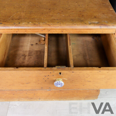 Victorian Kauri Pine Chest of Six Drawers