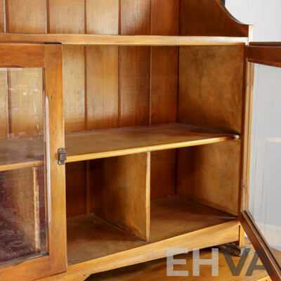 Vintage Pine Buffet and Hutch