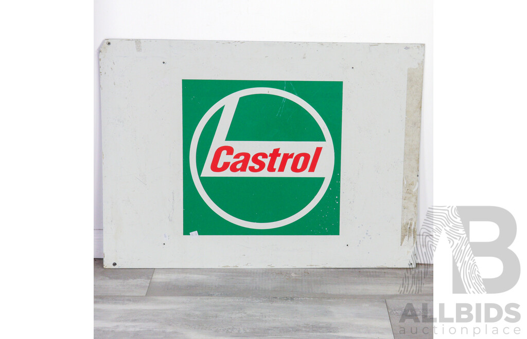 Vintage Tin Castrol Sign