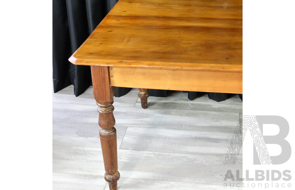 Victorian Kauri Pine Kitchen Table