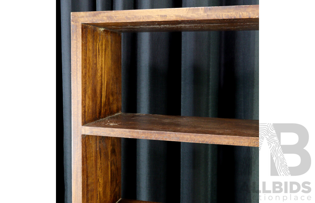 Hardwood Open Shelving Unit