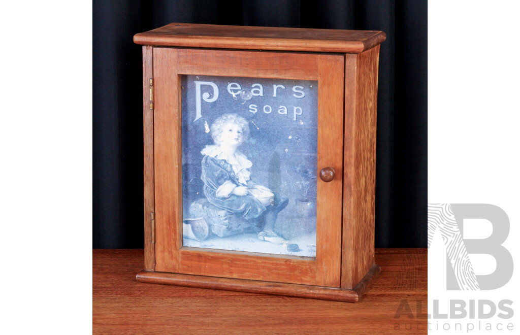 Pine Wall  Mount Single Door Cabinet