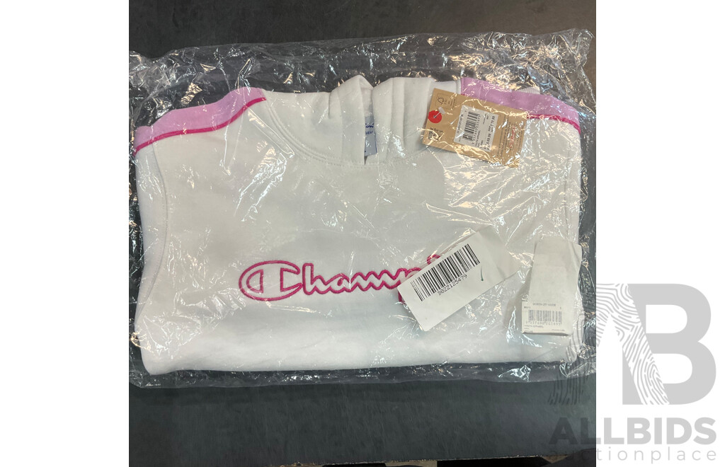 CHAMPION, FILA, PUMA, ADIDAS Youth & Women's Clothing - Various Sizes - Lot of 10