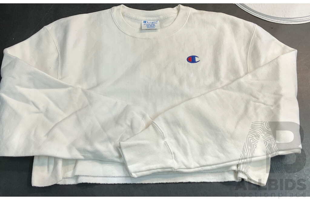 CHAMPION, FILA, PUMA, ADIDAS Youth & Women's Clothing - Various Sizes - Lot of 10