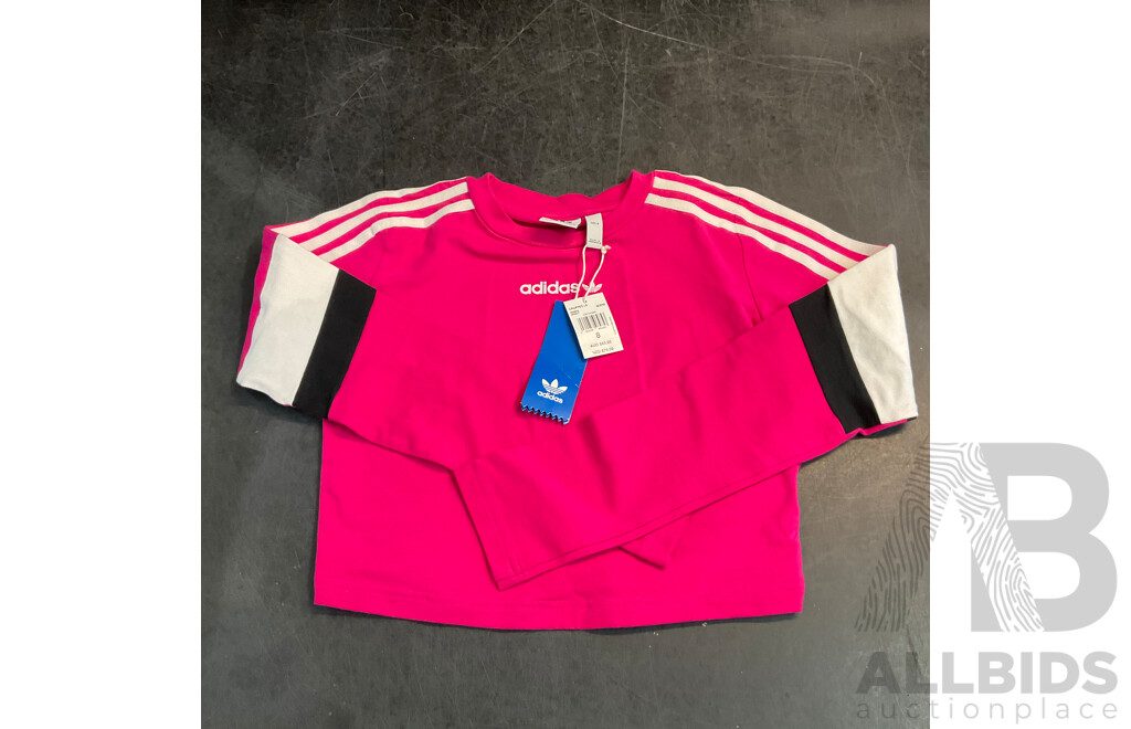 CHAMPION, FILA, PUMA, ADIDAS Youth & Women's Clothing - Various Sizes - Lot of 10