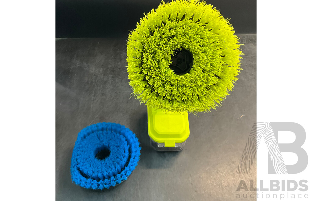 RYOBI R18CPS Compact Power Scrubber (Skin Only) & DJS Microfibre Roller Cover & Wire Stripper