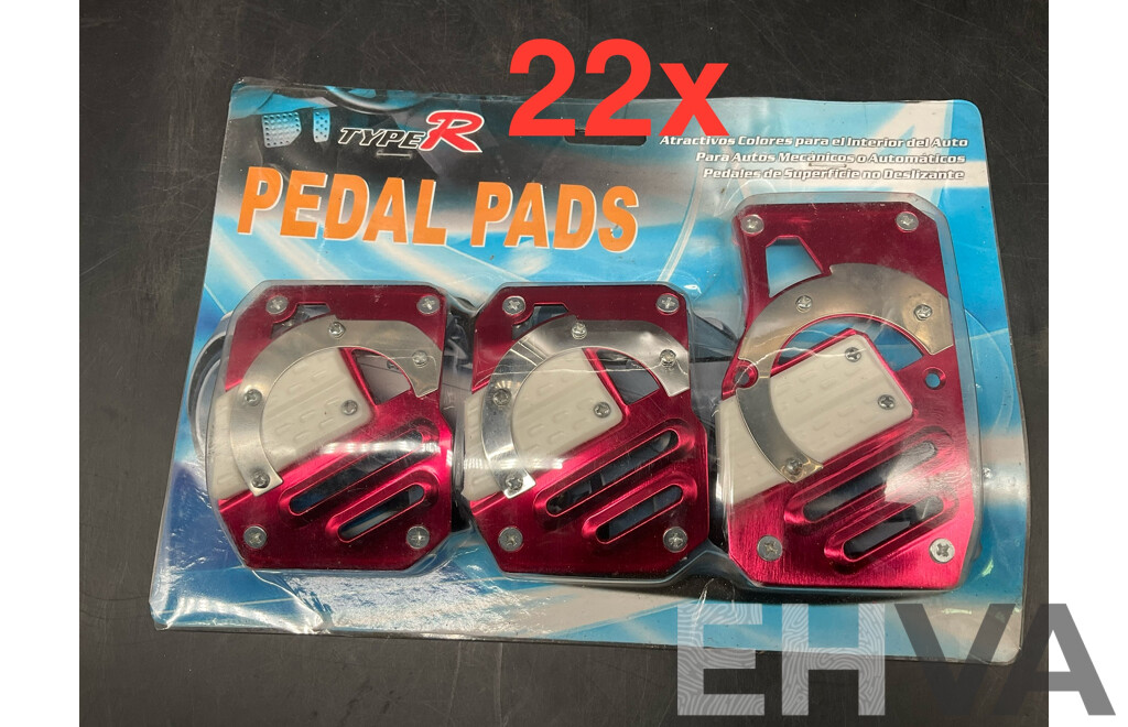 TYPE R Racing Pedal Pads - Lot of 22