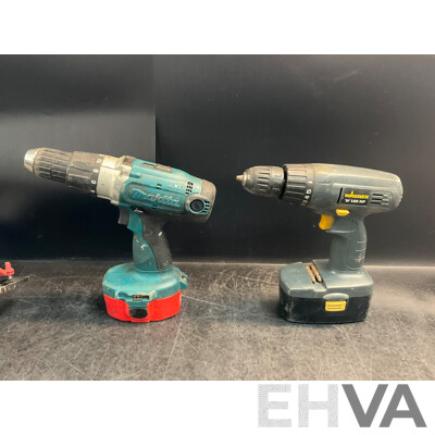Makita Planer and Power Drill, Wagner Drill, Ozito Circular Saw and Apach Nail Gun