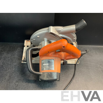 AEG Circular Saw, Metabo Angle Grinder, Hitachi Nail Gun, Batteries and Ferrex Multifunctional Sharpener