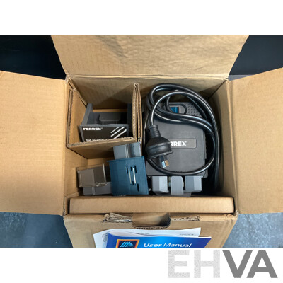 AEG Circular Saw, Metabo Angle Grinder, Hitachi Nail Gun, Batteries and Ferrex Multifunctional Sharpener