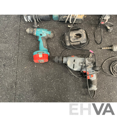 Assorted Power Tools - Drills, Oscillating Tool, Belt Sander, Multi-purpose