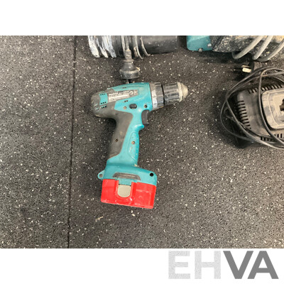 Assorted Power Tools - Drills, Oscillating Tool, Belt Sander, Multi-purpose