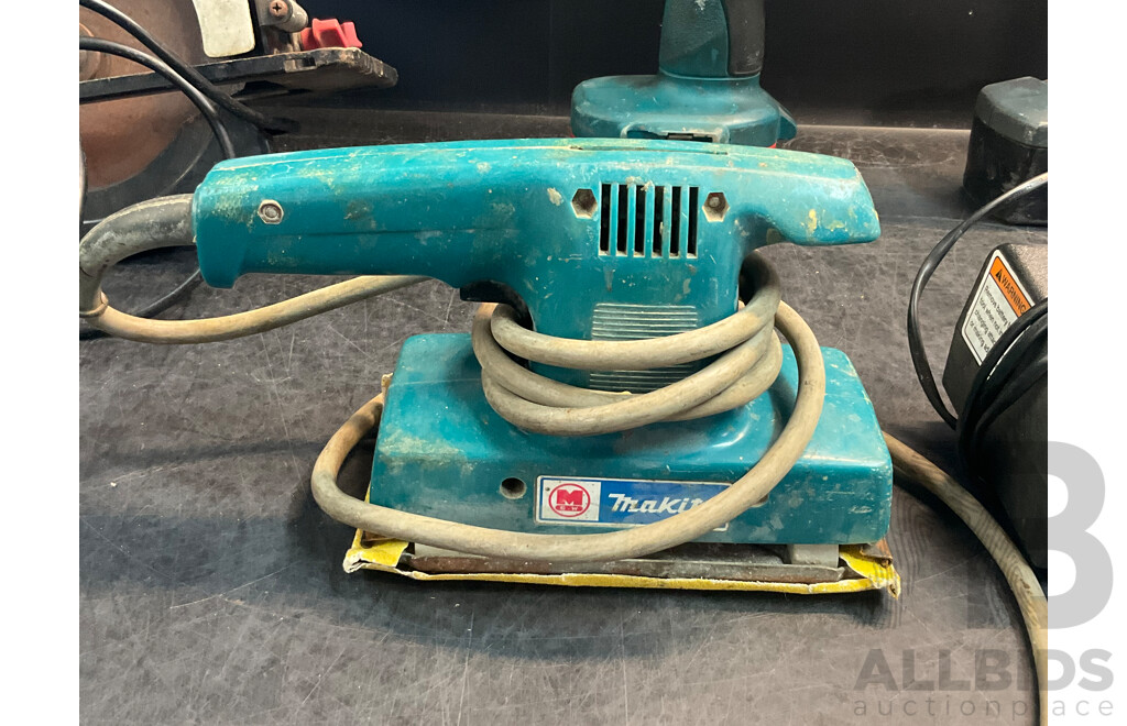 Makita Planer and Power Drill, Wagner Drill, Ozito Circular Saw and Apach Nail Gun