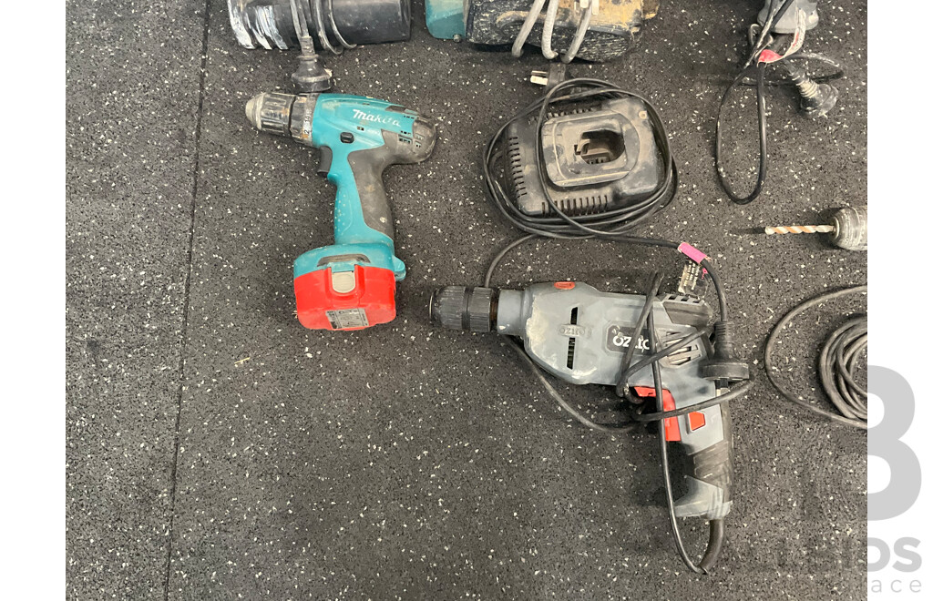 Assorted Power Tools - Drills, Oscillating Tool, Belt Sander, Multi-purpose