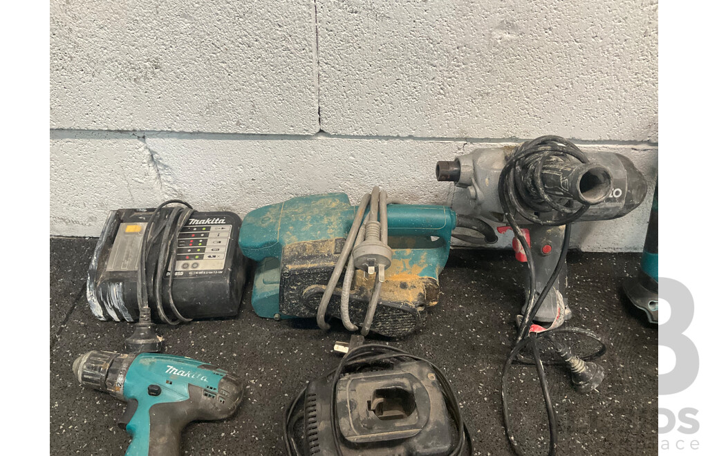 Assorted Power Tools - Drills, Oscillating Tool, Belt Sander, Multi-purpose