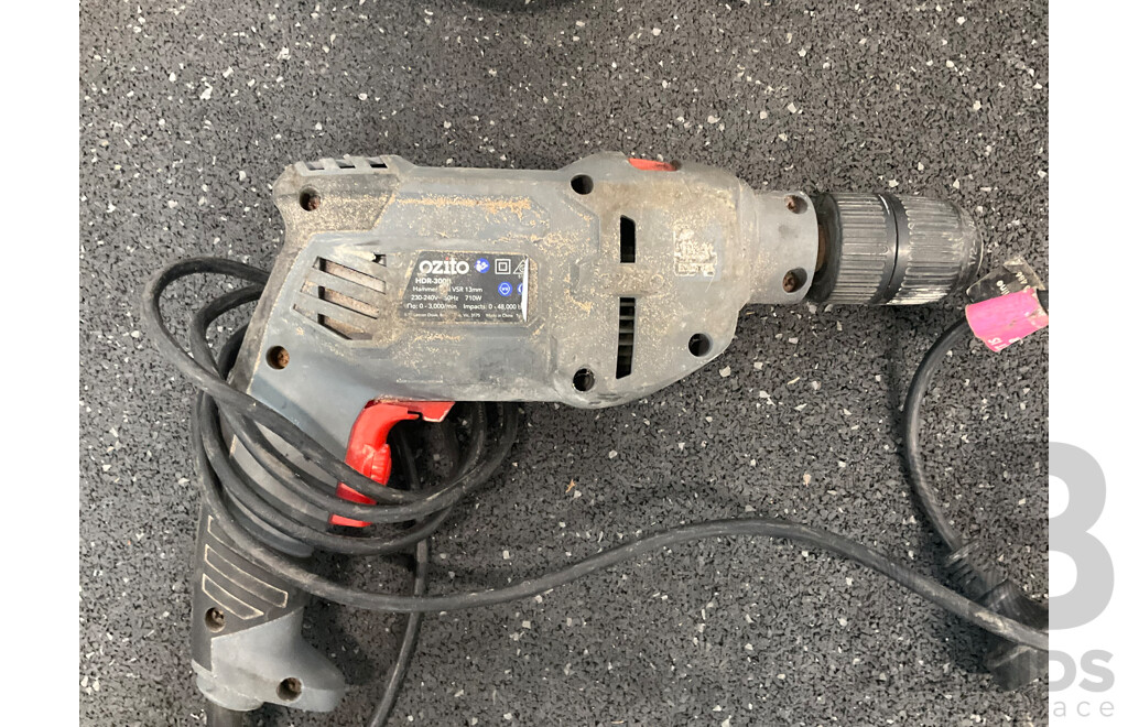 Assorted Power Tools - Drills, Oscillating Tool, Belt Sander, Multi-purpose