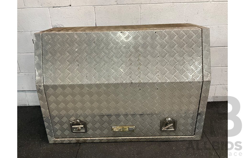 Aluminium Ute Tool Box, BULLET Aluminium Under Tray Ute Tool Box  - Lot of 2