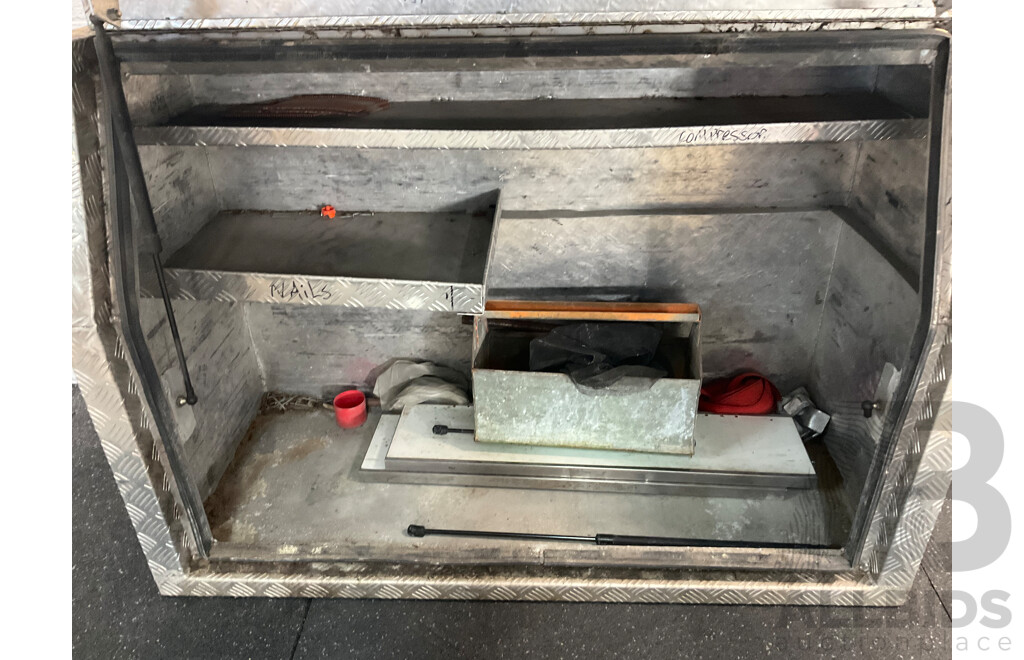 Aluminium Ute Tool Box, BULLET Aluminium Under Tray Ute Tool Box  - Lot of 2