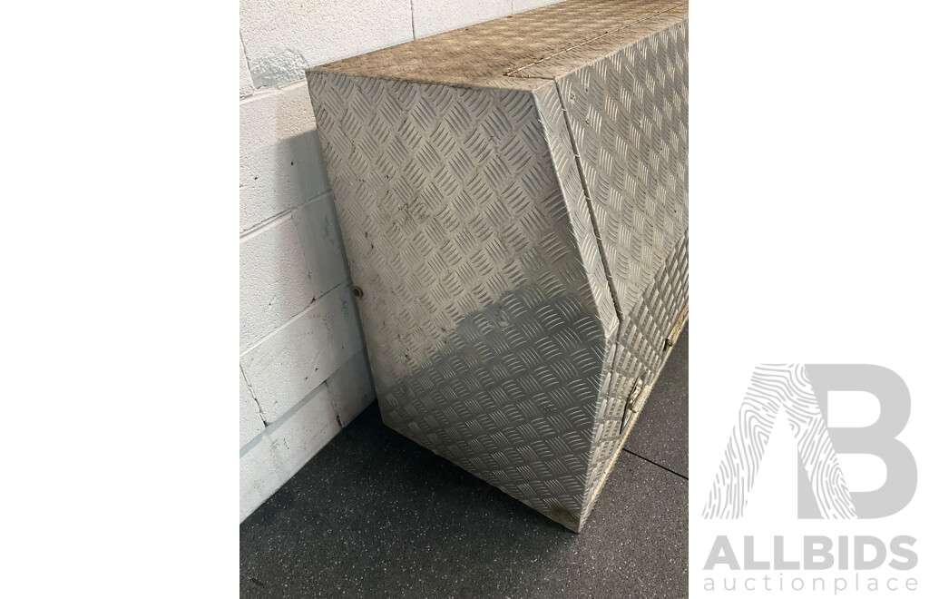 Aluminium Ute Tool Box, BULLET Aluminium Under Tray Ute Tool Box  - Lot of 2