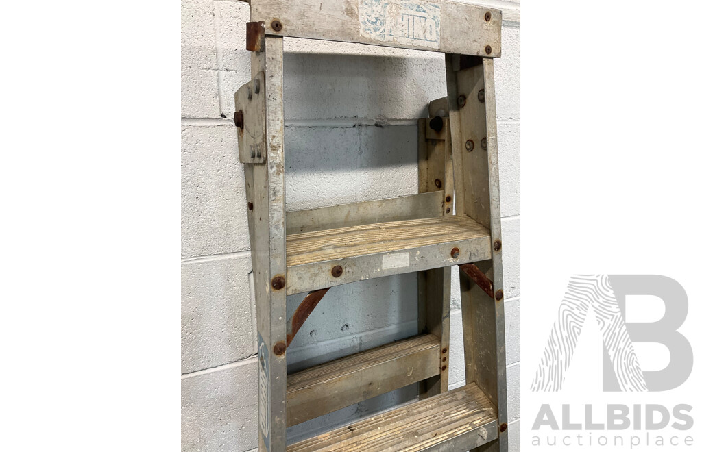 GORILLA Paint Platform Ladder , RHINO Aluminium Leadder  - Lot of 2