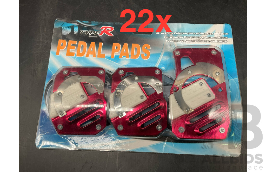 TYPE R Racing Pedal Pads - Lot of 22