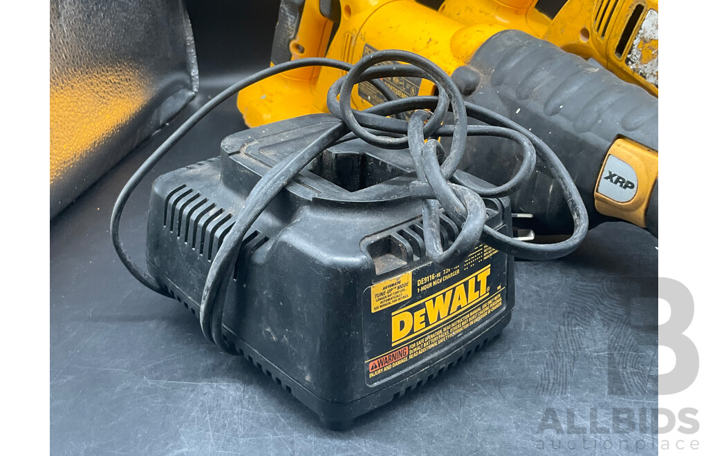 Dewalt Rotary Hammer Drill, Reciprocating Saw and Battery Charger