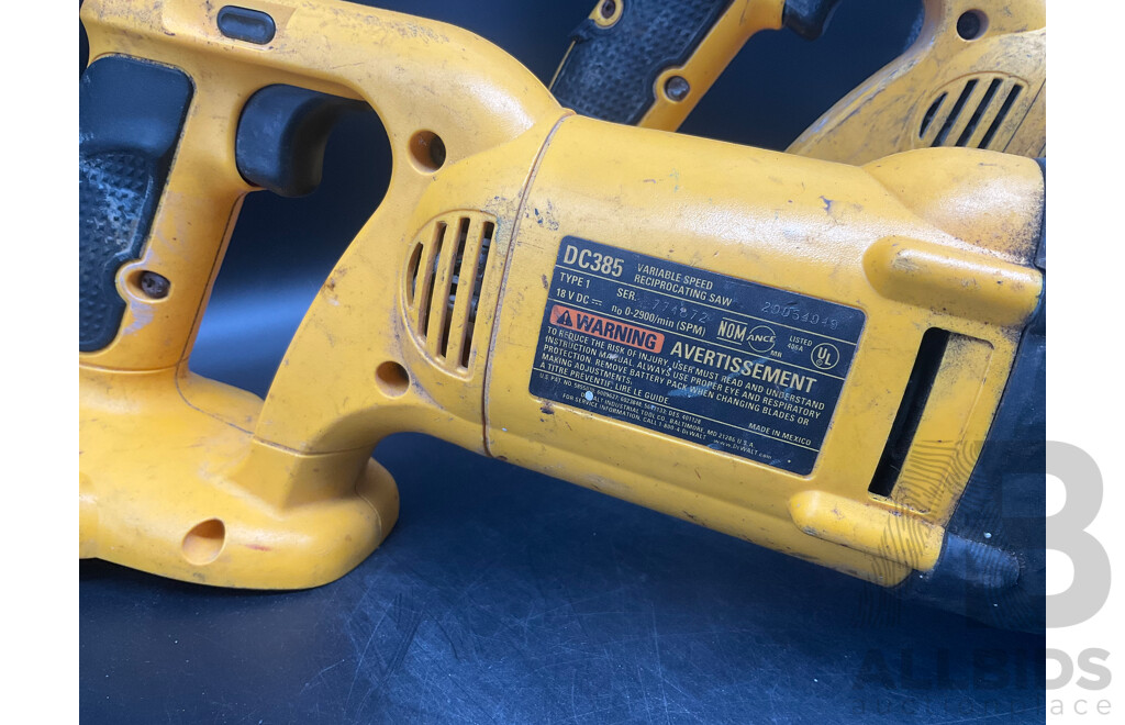 Dewalt Rotary Hammer Drill, Reciprocating Saw and Battery Charger