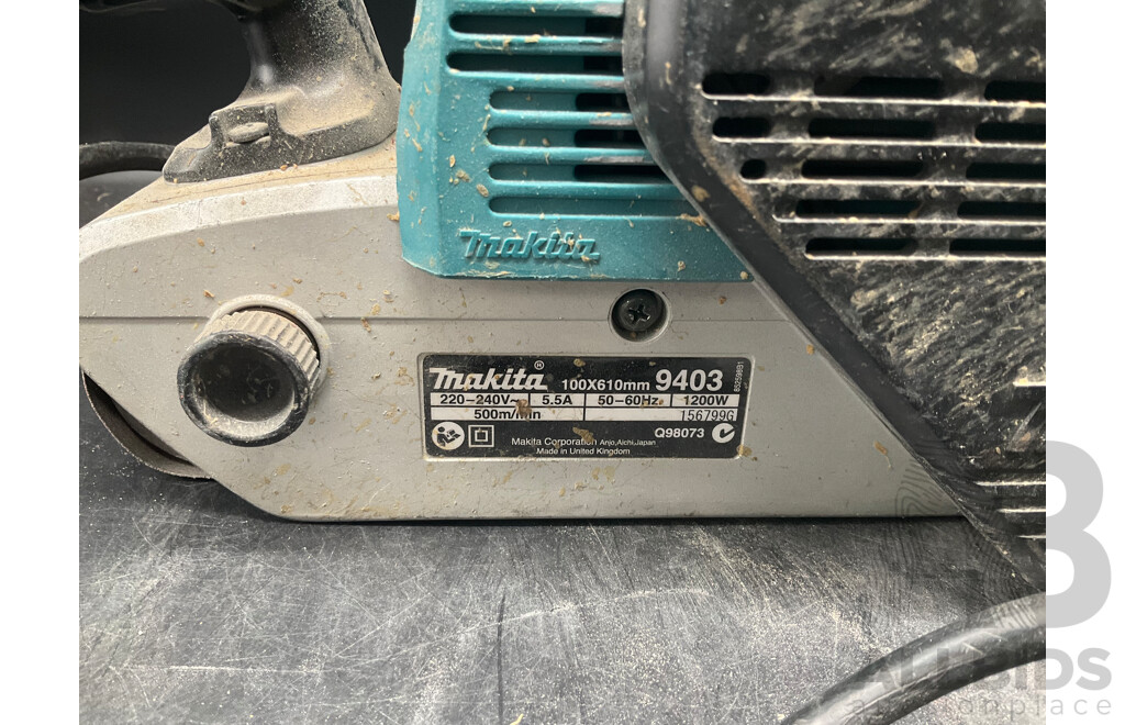 MAKITA (9403) 1200W 100mm Belt Sander